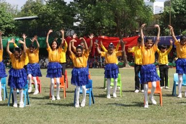 स्पोर्टिंग फिएस्टा में उत्साह से दमक उठे नन्हे चेहरे