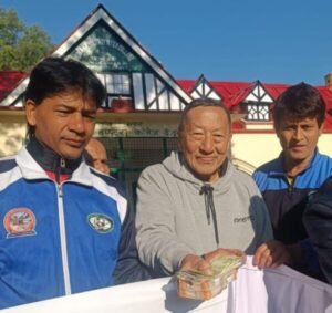 गोरखा स्कूल के 100 साल: खिलाड़ियों ने दिया ₹56,890 का सहयोग