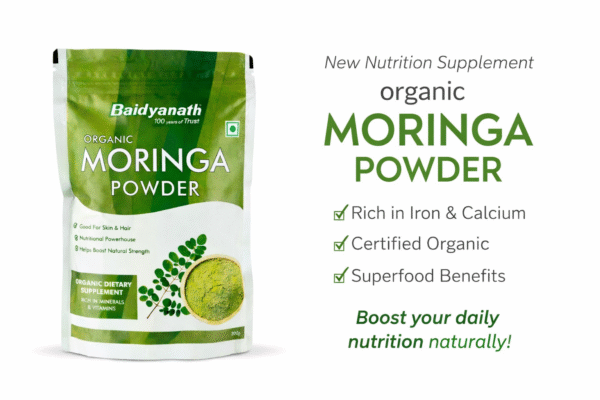 बैद्यनाथ ने लॉन्च किया सर्टिफाइड ऑर्गेनिक Moringa Powder