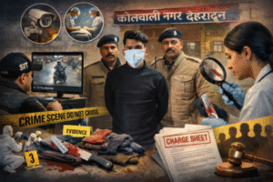मच्छी बाजार हत्याकांड: पुलिस ने 35 गवाहों के साथ 3 दिन में की चार्जशीट तैयार देहरादून के मच्छी बाजार हत्याकांड मामले में पुलिस ने अभियुक्त को गिरफ्तार कर ‘Rarest of Rare’ श्रेणी में कठोरतम सजा की तैयारी की