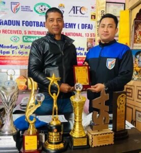 उत्तराखंड के चर्चिल राणा का इंडियन सुपर लीग ISL 2026 में चयन, कोच डॉ विरेन्द्र सिंह रावत ने जताई खुशी उत्तराखंड के चर्चिल राणा का इंडियन सुपर लीग ISL 2026 में चयन, कोच डॉ विरेन्द्र सिंह रावत ने जताई खुशी