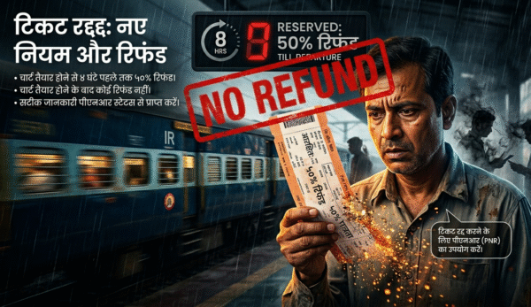 Railway New Rules: अब टाइम पर टिकट रद्द नहीं किया तो पूरा पैसा डूबेगा