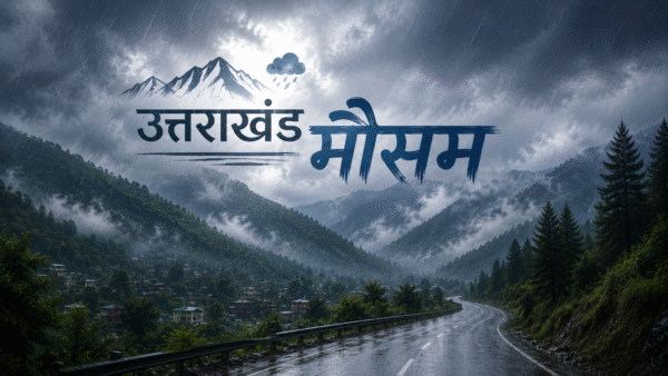 उत्तराखंड मौसम अपडेट: पहाड़ों में भारी बारिश का अलर्ट, कई जिलों में तेज हवाओं की चेतावनी