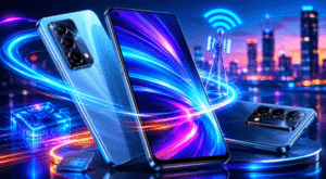 Realme 5G smartphone with futuristic design and next-generation mobile technology
