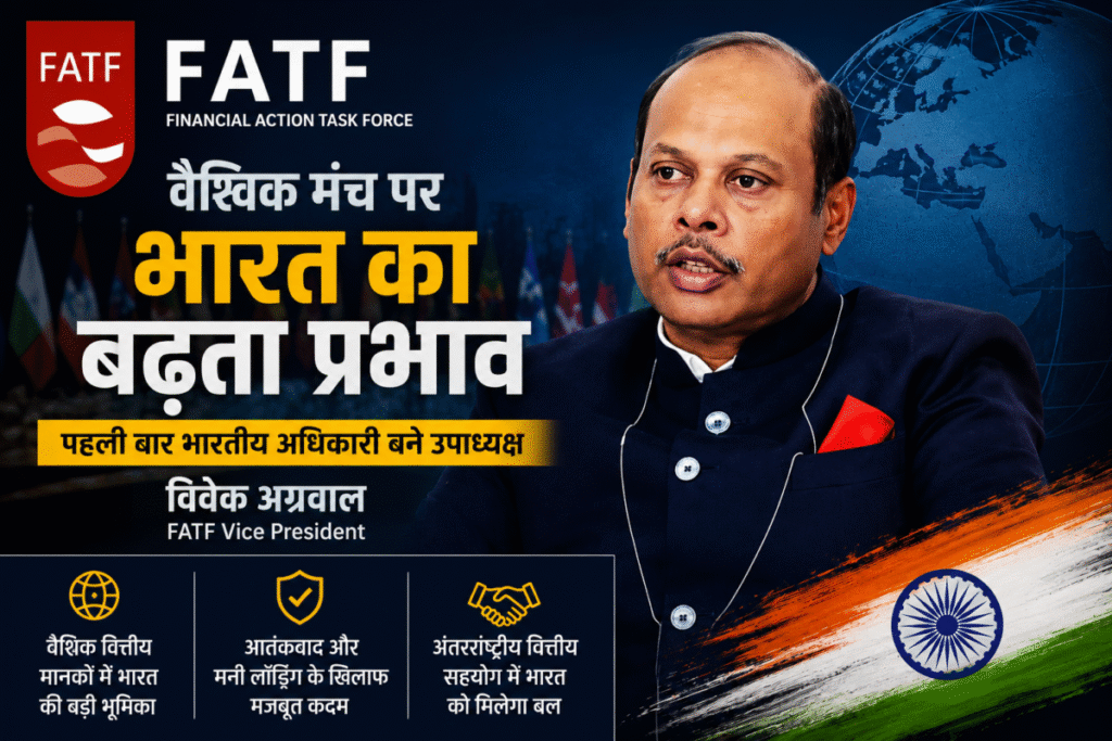 FATF में भारत की ऐतिहासिक एंट्री, विवेक अग्रवाल को मिली बड़ी जिम्मेदारी