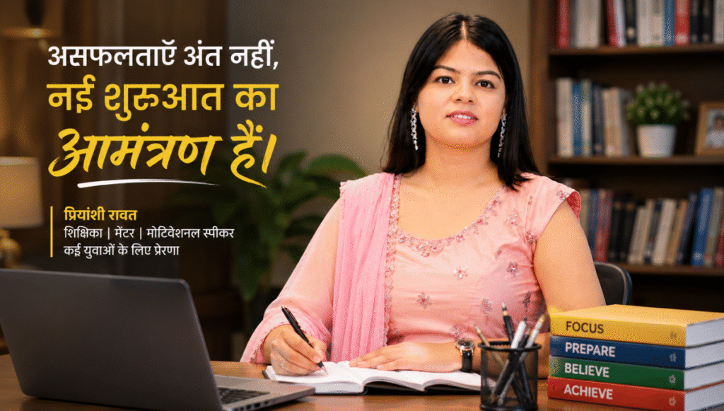 असफलताओं से नहीं टूटा हौसला, अब सैकड़ों युवाओं की राह रोशन कर रहीं प्रियांशी