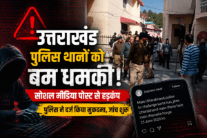 उत्तराखंड पुलिस थानों को बम धमकी, सोशल मीडिया पोस्ट के बाद पुलिस जांच