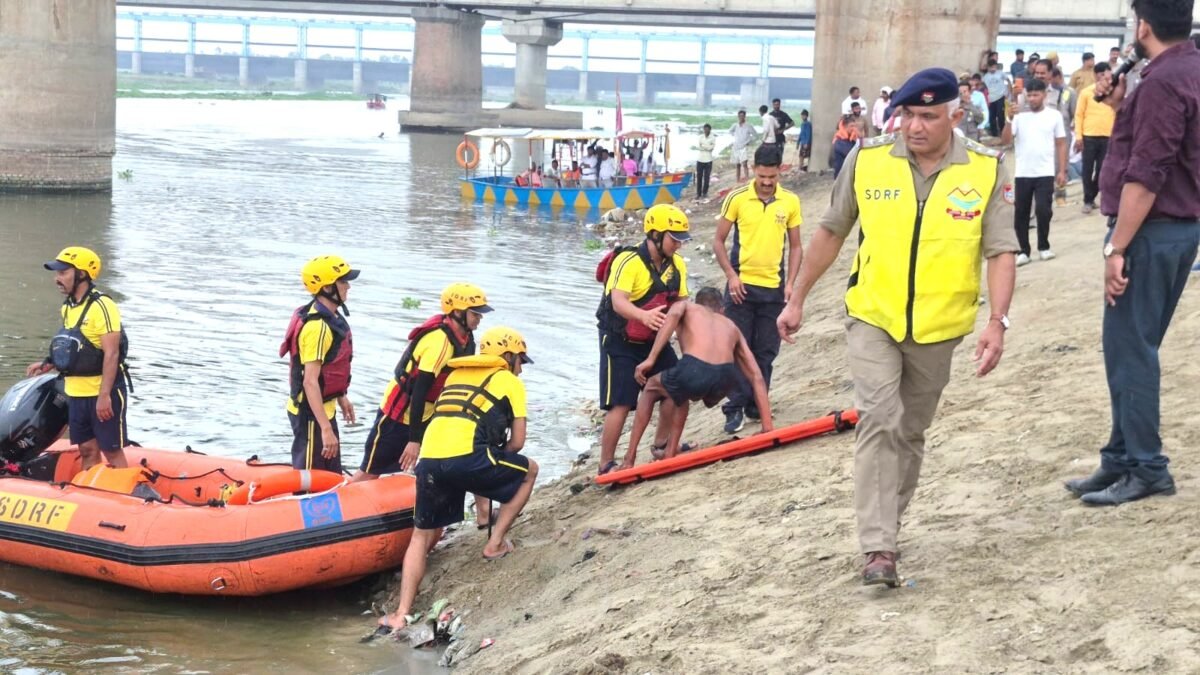 UP-Uttarakhand Joint Mock Drill: रामगंगा में बाढ़ आपदा से निपटने का संयुक्त अभ्यास