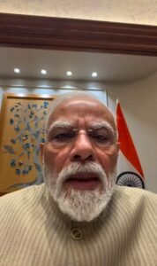 Prime Minister Narendra Modi addressing students on the issue of exam paper leak.