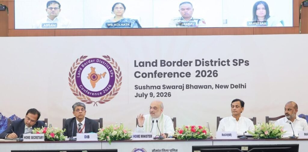 केन्द्रीय गृह मंत्री अमित शाह की अध्यक्षता में देश की पहली ‘Land Border District SPs Conference-2026’ नई दिल्ली में सम्पन्न