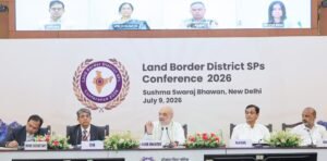 केन्द्रीय गृह मंत्री अमित शाह की अध्यक्षता में देश की पहली ‘Land Border District SPs Conference-2026’ नई दिल्ली में सम्पन्न WhatsApp Image 2026-07-10 at 13.32.34