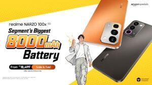 realme NARZO 100x 5G की पहली बिक्री 22 जुलाई से शुरू, कीमत 18,499 रुपये से शुरू WhatsApp Image 2026-07-22 at 13.49.39