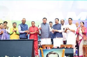 मुख्यमंत्री धामी ने राष्ट्रीय खेल दिवस पर उत्तराखण्ड राज्य क्रीड़ा विश्वविद्यालय के प्रथम चरण के निर्माण कार्यों का किया शिलान्यास CM Photo 07 dt. 29 August, 2026